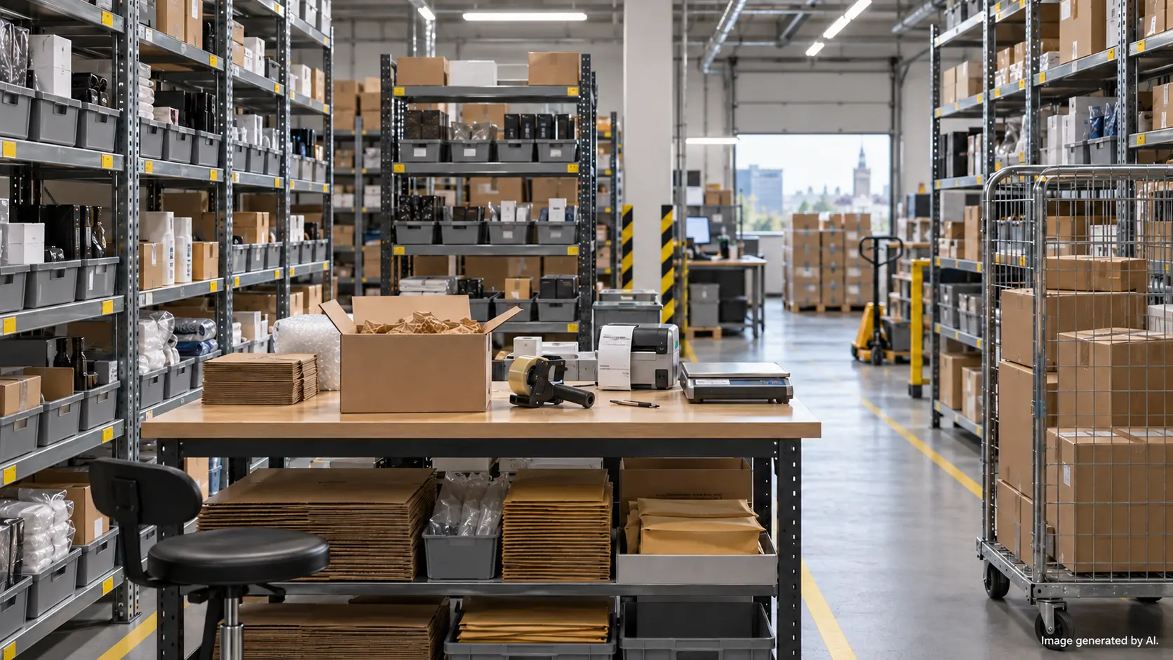 Okładka: Fulfillment dla e-commerce w Warszawie - jak wygląda współpraca w praktyce (krok po kroku)